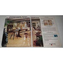 1980 Armstrong Hampton Brick Designer Solarian Floor Ad