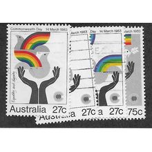 AUS 1983 (SET) 'COMMONWEALTH DAY' (4v) FINE USED (EBID52-146)