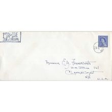Canada #EN72a Elizabeth Karsh Postal Envelope USED, wide rough gum, thick paper