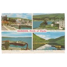 multiview, DUNOON, FIRTH OF CLYDE ,Argyllshire, Scotland used postcard 1967 pm /