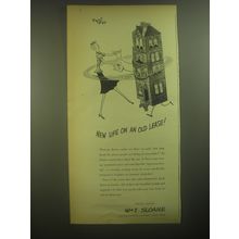 1945 W&J Sloane Store Advertisement - New Life on an old lease