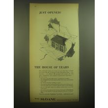 1945 W&J Sloane Store Advertisement - Just Opened! The house of years