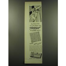 1949 Nabisco Triscuit Biscuit Ad - Our home at last - now I can always have