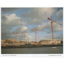 Development at Harbourside Bristol River Cranes 1990s Postcard