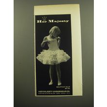 1959 Her Majesty Underwear Co. Bouffant Slip Advertisement
