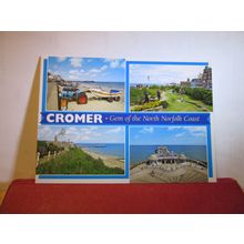 multiview, CROMER, NORFOLK. unused postcard.by J Salmon 2 29 10 04 =