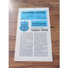 1965 FA Cup 3rd Round Replay - Tottenham / Spurs vs Torquay Utd ** FREE P&P **
