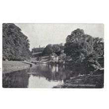Shrewsbury Boathouse And Schools, Shropshire, Postcard.