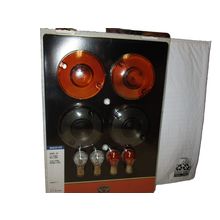 Harley Davidson 3 1/4" Flat Turn Signal Lenses (2) Smoke (2) Orange With