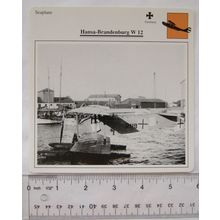 Hansa Brandenburg W 12 - Germany - Seaplane - Collectors Club Card