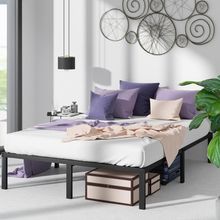 ZINUS Yelena 14 Inch Metal Platform Bed Frame, Steel Slat Support, No Box Spring