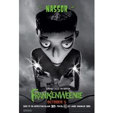 Frankenweenie (2012)_10 Movie Film Poster Canvas iconic design