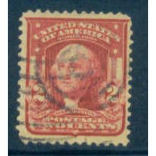 Used 319 2c George Washington Fine A06227