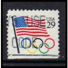 Used 2528 29c U.S. Flag Fine BPS A16618