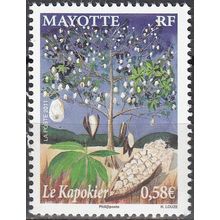 Mayotte 2011 Yvert 253 Neuf ** Cote (2017) 2.40 € Kapokier