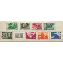 Hungary Stamps Scott #570//589, Used, 10 Different, Scans Of All, #589 Is MH