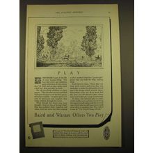 1924 Baird and Warner Ad - Play