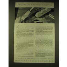 1936 Aluminum Company of America Ad - Tribute to Certain Skeptics