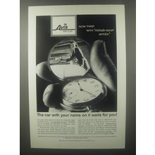 1960 Avis Rent a Car Ad - The car with your name on it waits for you