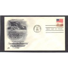 FDC Art Craft 1890 18c Flag (Cachet-U/A) CV00285