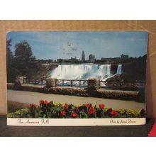 THE AMERICAN FALLS, QUEEN VICTORIA PARK, ONTARIO, CANADA used postcard 1993 pm =
