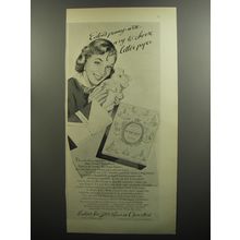 1952 Eaton's Paper Ad - Eaton's penny-wise way to choose fine letter paper