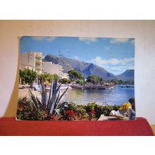 PUERTO DE POLLENSA, MALLORCA, SPAIN. used postcard 1967 postmark =