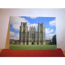 WEST FRONT, WELLS CATHEDRAL, SOMERSET unused postcard by Judges =