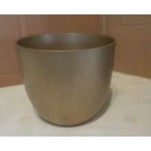 Matt Gold Painted Ceramic Flower Pot