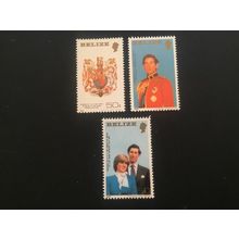 ICOLLECTZONE Belize 548-550 VF NH