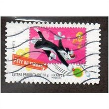 FRA 2009 (56c)(S/A) 'STAMPS DAY' FINE USED (EBID21022)