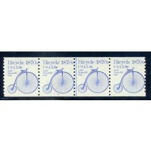 1901 5.9c Bicycle Fine MNH Dry Gum PNC 4/4 W0550