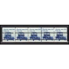 1906av 17c Electric Auto Average MNH Dry Gum PNC 3A/5 Gap 2L AA0156