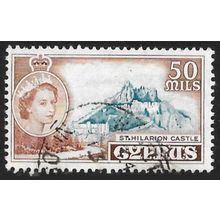 1955 Queen Elizabeth II 50M - Fine Used C6