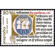 España. 1987. Mi # 2793. Stamp Day. Post Office of King Jaime II of Majorca