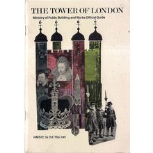 THE TOWER OF LONDON 1969 guide book with map in back vgc (a)