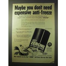 1950 Du Pont Zerone Anti-Freeze Ad