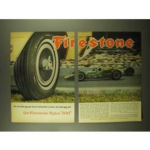 1965 Firestone Nylon 500 Tires Ad - Symbol of Quality