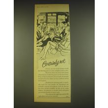 1963 Wrigley's Doublemint Chewing Gum Advertisement - Certainly not