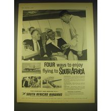 1963 South African Airways Advertisement - Four ways to enjoy flying