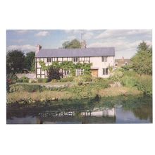 RIVERSIDE COTTAGE, EARDISLAND, HEREFORDSHIRE, unused postcard Limited edition =
