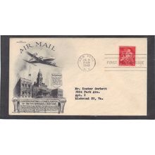FDC Day Lowry C38 5c New York (Cachet-Typed/A) CV41081