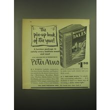 1945 William Penn Publishing Book Ad - The Bedside Tales by Peter Arno