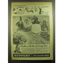 1945 Ruppert Beer Ad - Information, Please