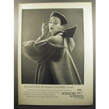 1950 Bergdorf Goodman Coat Advertisement - photo by Richard Avedon