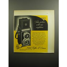 1951 Kodak Reflex II Camera Ad - Take pictures with new confidence