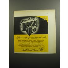 1951 Kodak Tourist Camera Ad - Pictures in 4 sizes including color slides