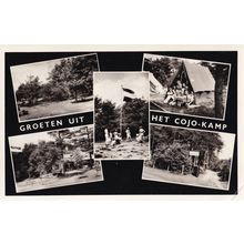 Groetun Uit Het Cojo Kamp 1950s Belgium Camping Postcard