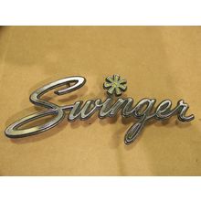 1972 73 74 75 76 DODGE DART SWINGER EMBLEM # 3446102 NICE OEM