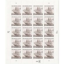 USS Constellation Sheet of Twenty 37 Cent Postage Stamps Scott 3869